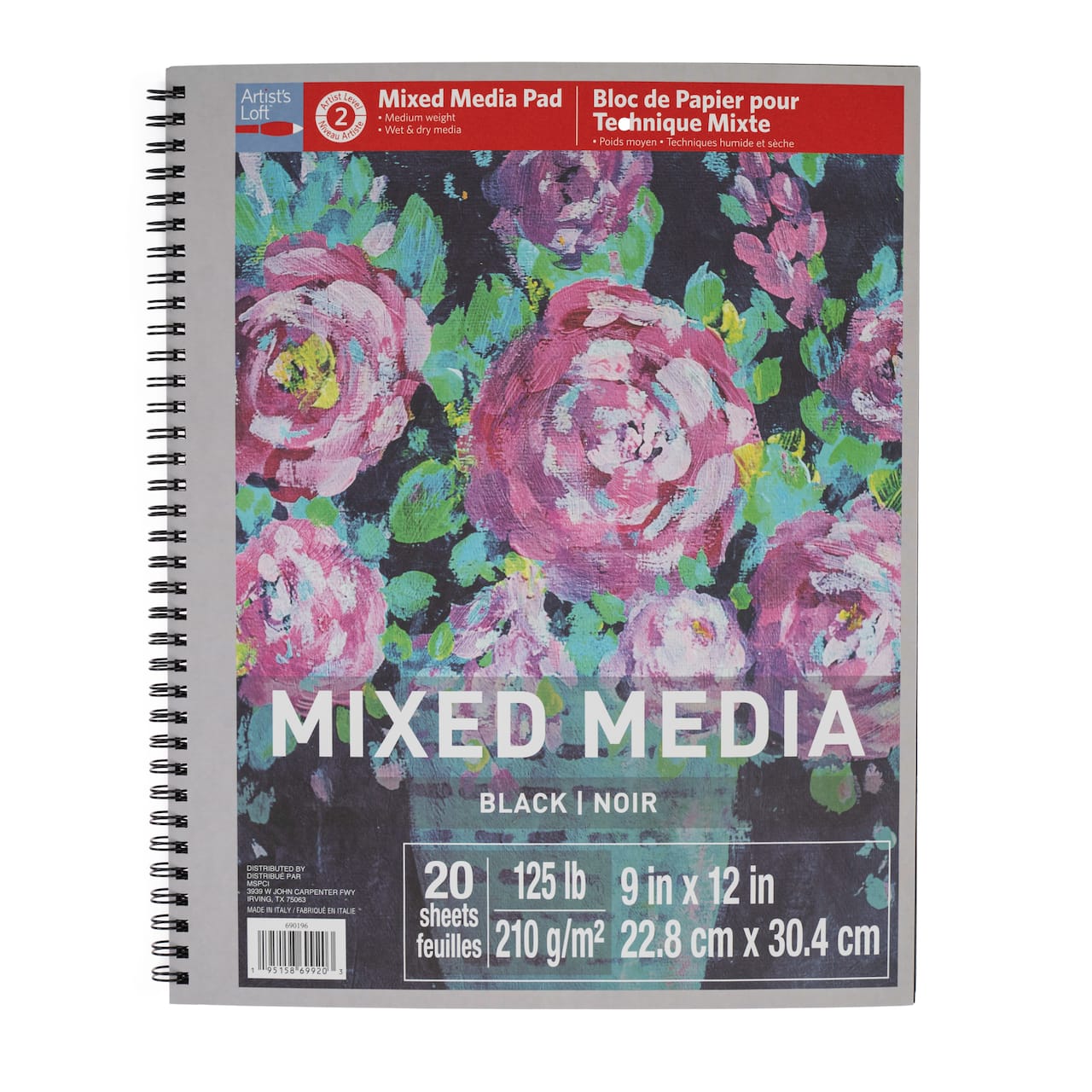 Black Mixed Media Pad by Artist's Loft™